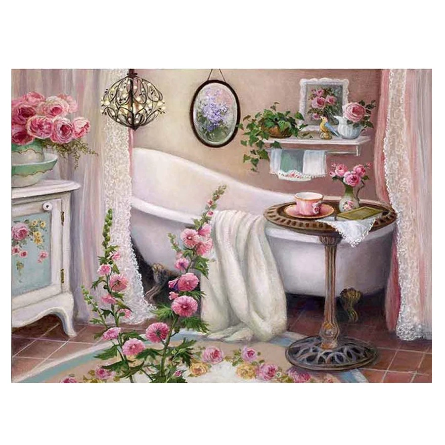2019-New-arrival-DIY-Diamond-Painting-Bathtub-pattern-5D-Full-Square-Diamond-Embroidery-Diamond-Mosaic-Bathroom