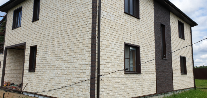  Фасадные панели GL «Я-Фасад» Екатерининский камень (Слоновая кость) 