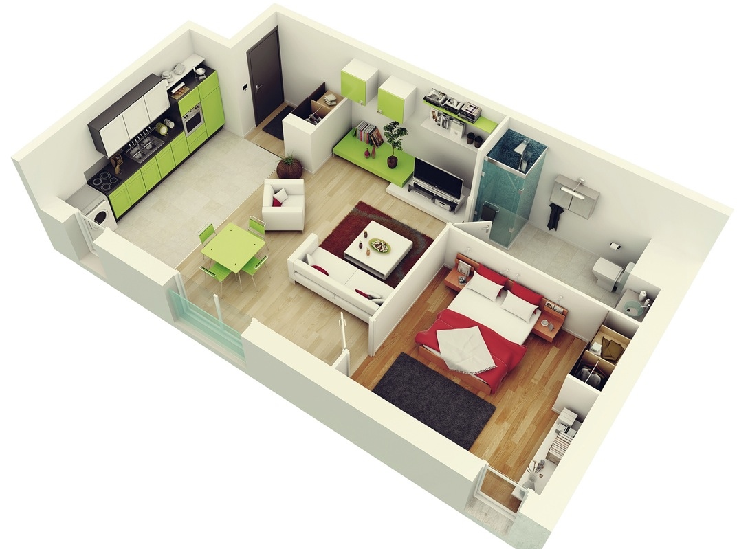 1-Colorful-1-bedroom-apartment