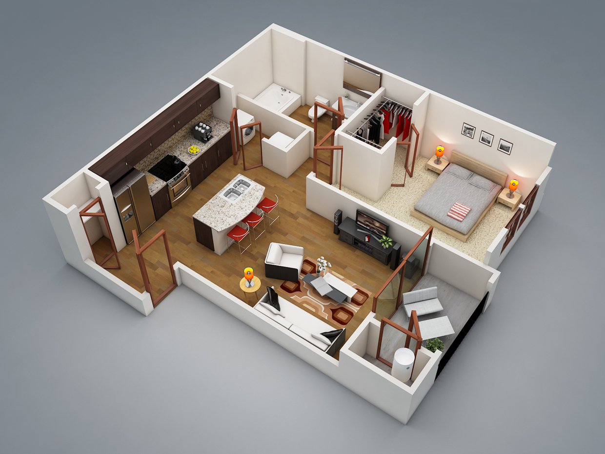 2-Modern-1-Bedroom