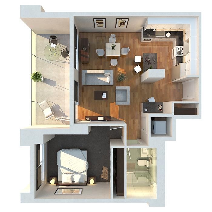 7-Modern-1-Bedroom-Floor-Plan