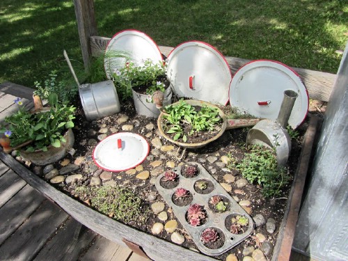 Kitchen Fairy Garden - 40 Genius Space-Savvy Small Garden Ideas and Solutions