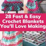 Crochet Blankets Collage