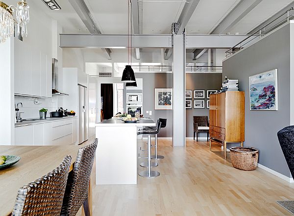 Industrial Style Apartment On The Sixth Floor