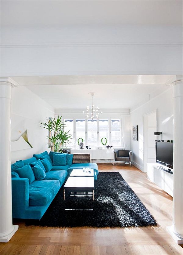 Another Apartment With Turquoise Accents