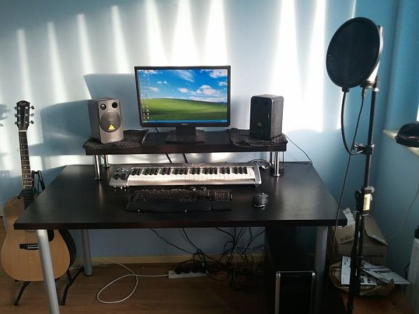 Home studio desk
