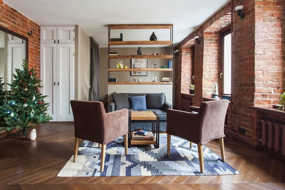 renovated-studio-apartment-living-room-rug