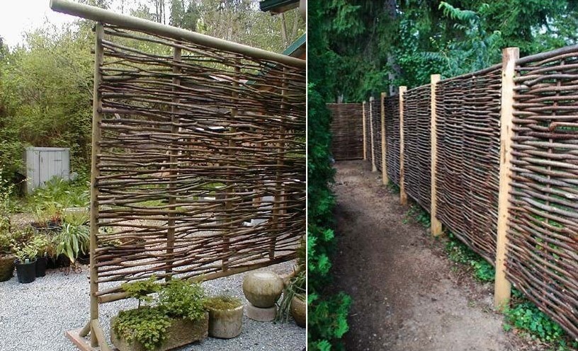 use wattle as a fencing material