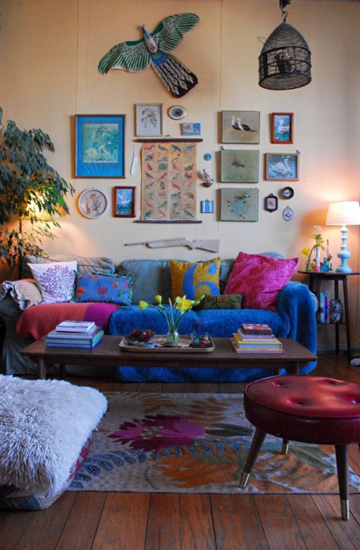 Inspiring Bohemian Living Room