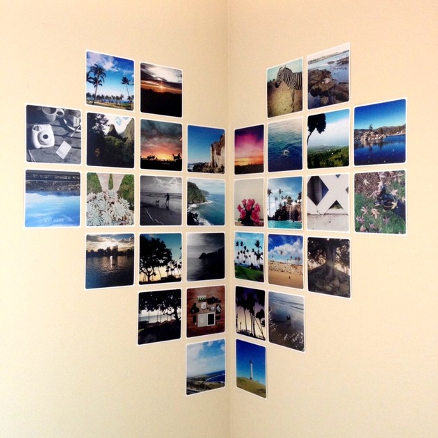 photo wall corner layout thumb 630xauto 55801 Photo Wall Collage Without Frames: 17 Layout Ideas