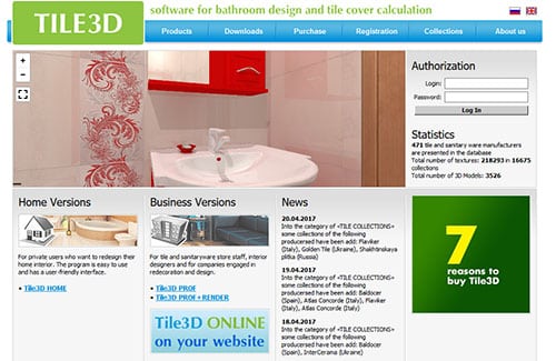 Tile3d bathroom tile software