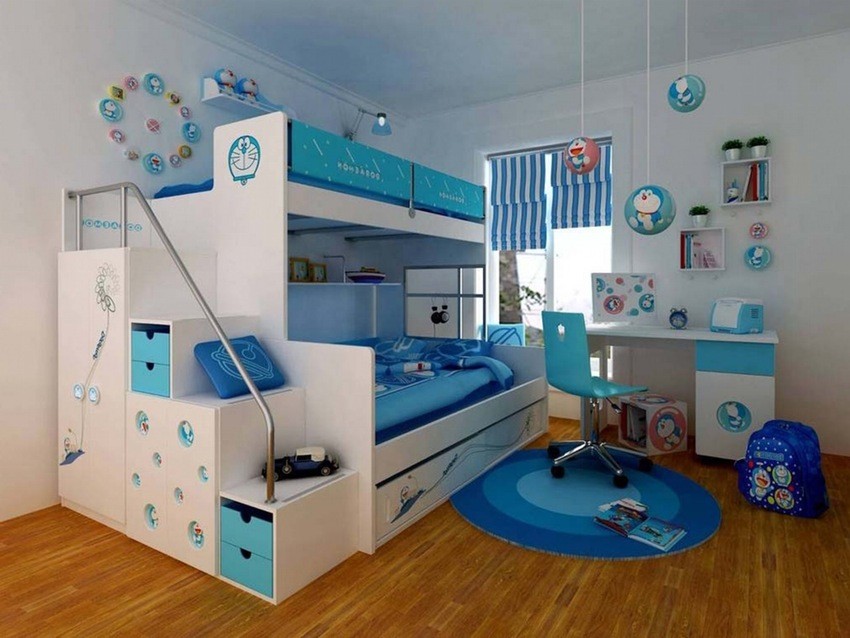 Декор в детской комнате для мальчика