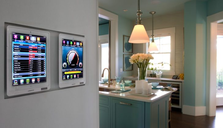 Smart kitchen high-tech style