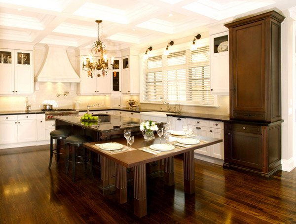 transitional kitchen