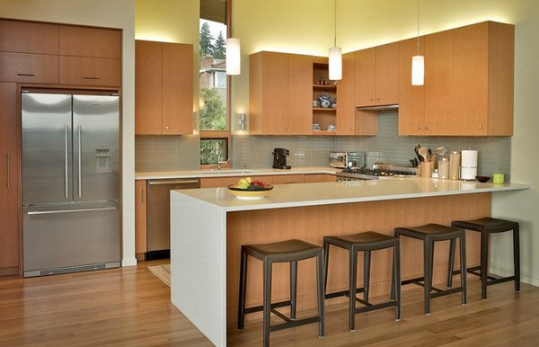 U-Shaped Kitchen Layouts