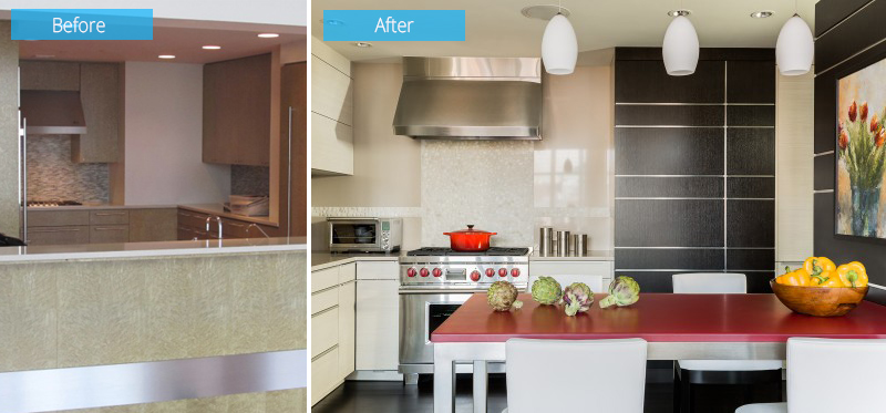 Boston South End Condo Kitchen Remodel – Before & After