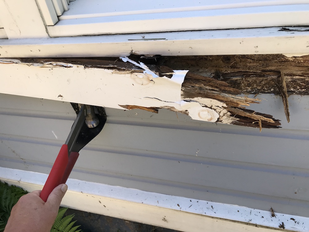 fix a rotted windowsill