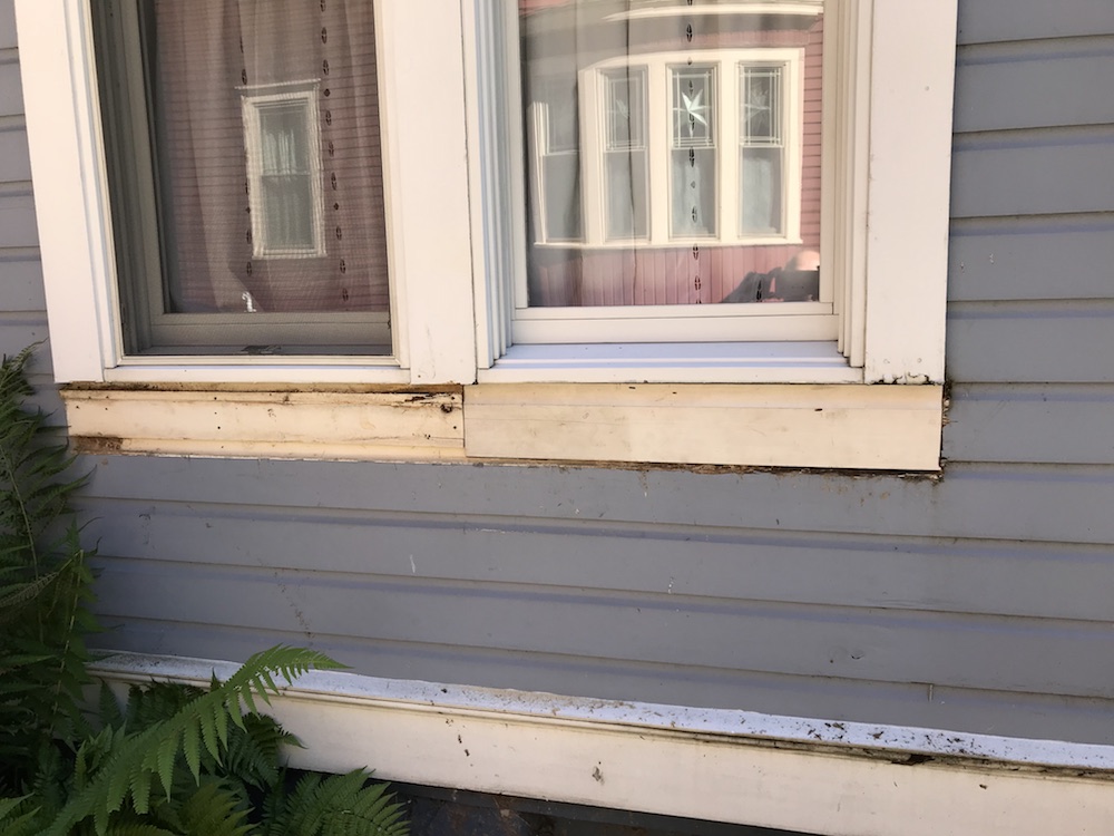 fix a rotted windowsill