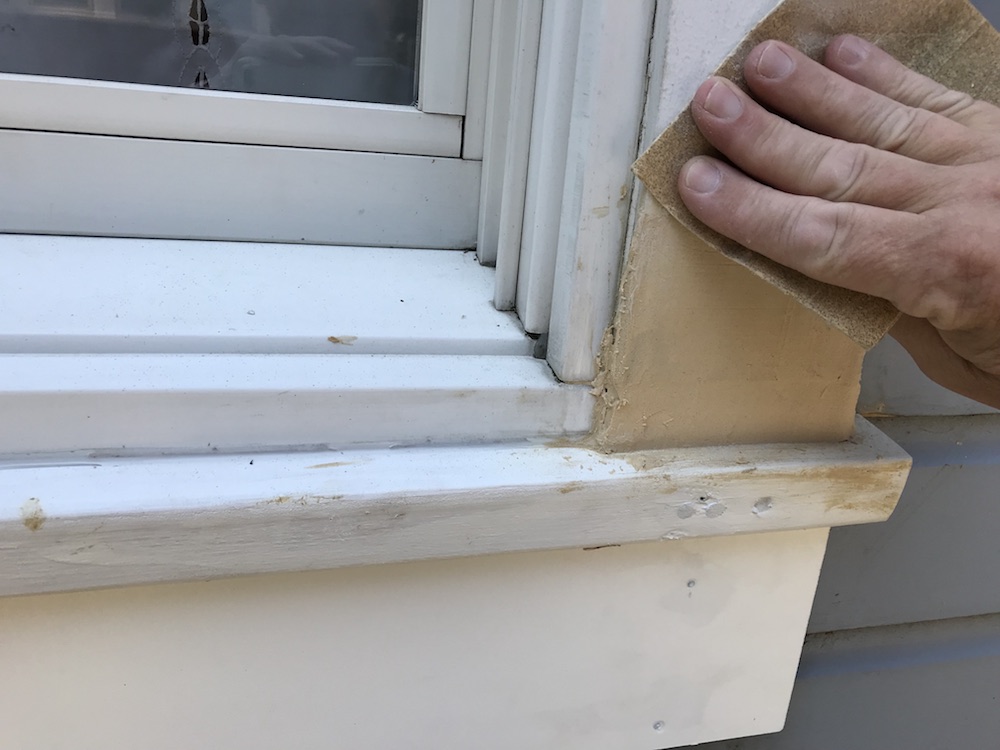 fix a rotted windowsill