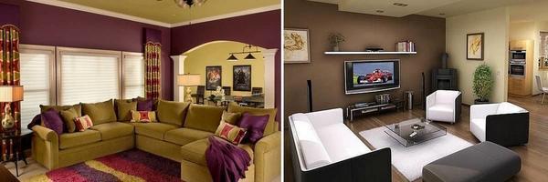 Чтобы ваша гостиная стала комфортной и уютной, необходимо тщательно продумать гармоничное сочетание цветов стен, пола и мебели