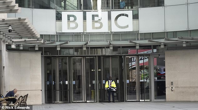 The BBC has several offices across the UK, including its north-western Salford headquarters and Broadcasting House in London (pictured)