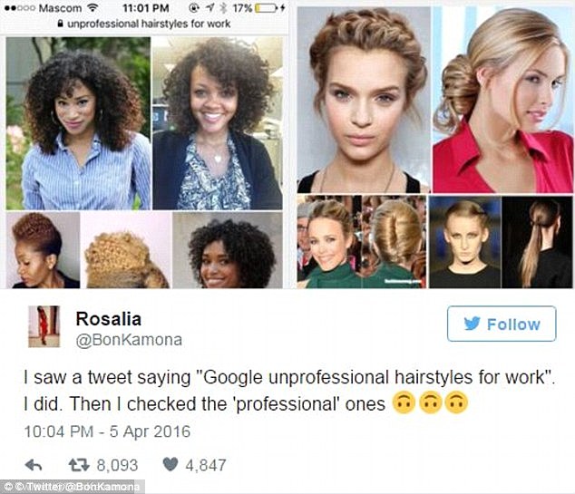 There was similar controversy over Google Image search results earlier this year, when a woman from Botswana found only black women had 