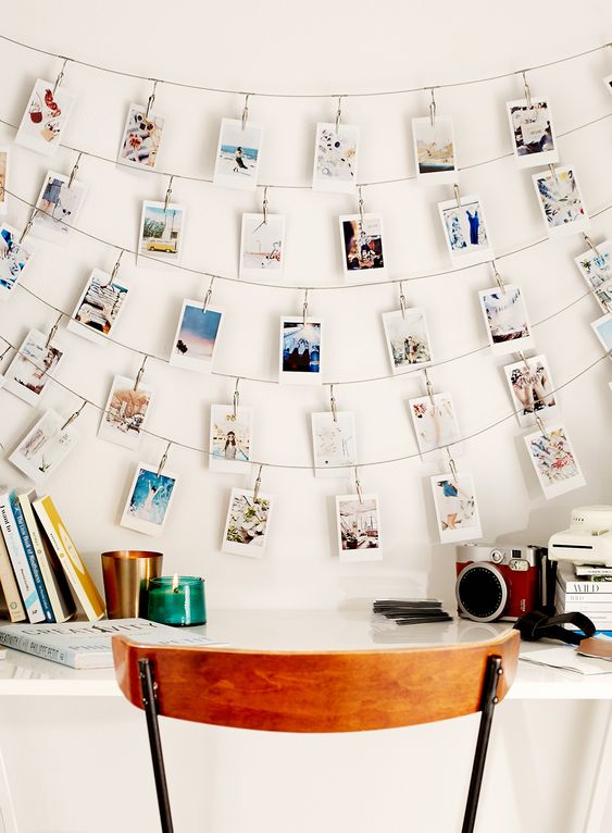 creative wall pictures ideas photo string