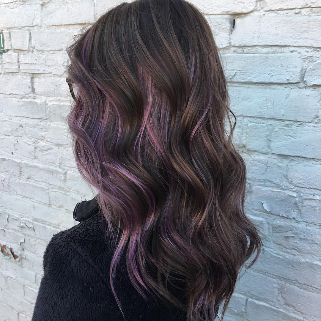 Коричнево фиолетовый цвет: Коричнево-фиолетовый цвет волос [16 фото и .