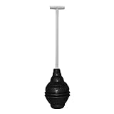 Korky 99-4A Beehive Max Universal Toilet Plunger - Fits all Old and New Toilets - Powerful Plunge - Easy Grip T-Handle - Made in USA