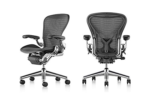 two black office chairs