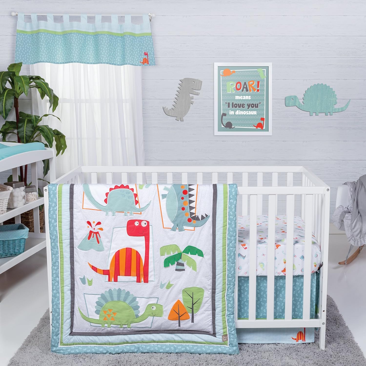 GEENNY Baby Nautical Explorer 13 Piece Nursery Crib Bedding Set