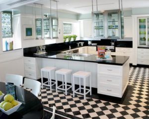 Черно-белая кухня: как обустроить интерьер кухни фото реальных дизайнов