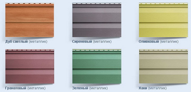 Цветовая гамма сайдинга - образцы обшитых домов в разных цветах 2
