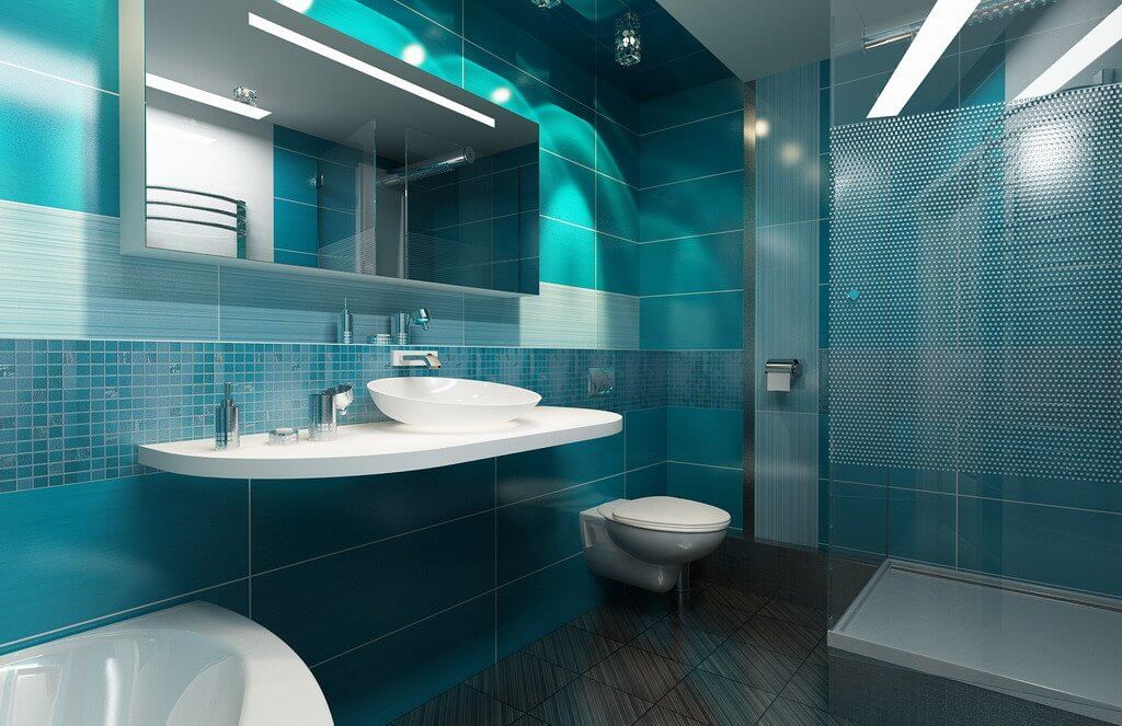 Дизайн ванной комнаты фото в голубых тонах фото: Правила оформления .