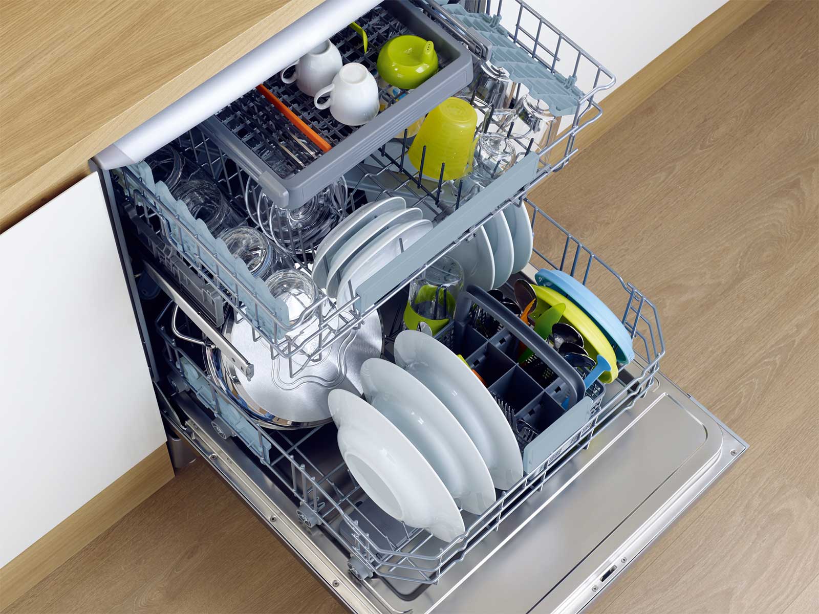 Фото посуды в посудомоечной машине