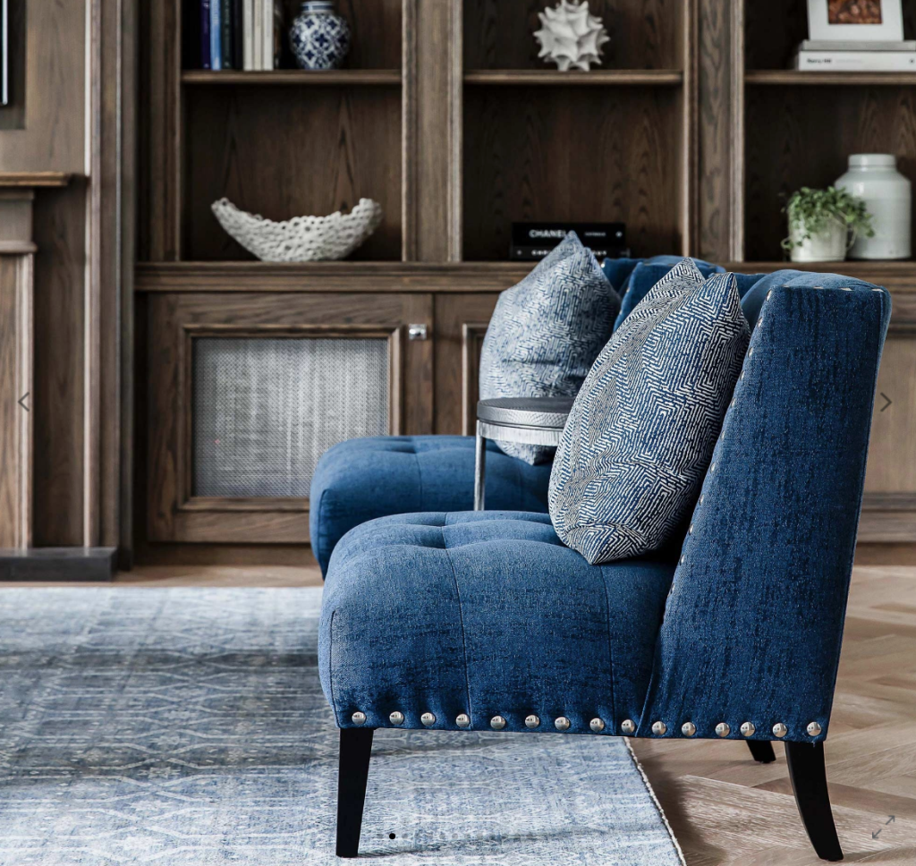 Furniture is becoming more minimal, with a focus on high-quality fabrics. Photo: Coco Republic