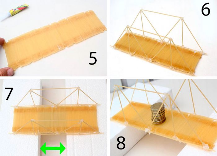 Мост из спагетти пошагово