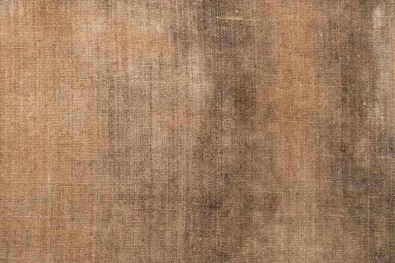 Background of rough old burlap. Coarse cloth.  royalty free stock photo