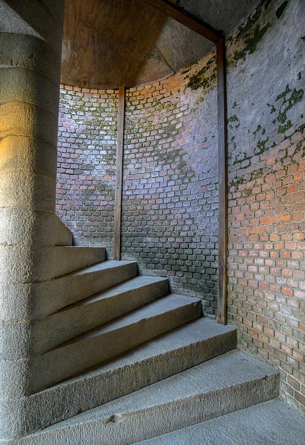 Fort Zachary Taylor Stairwell royalty free stock photography