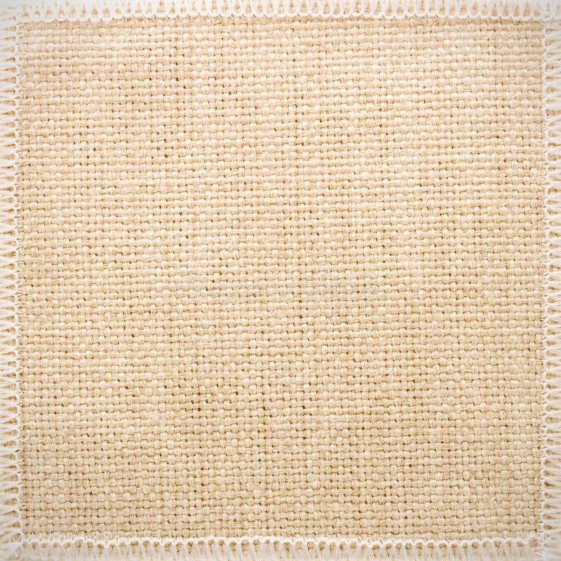 Grunge burlap texture background. Rough fabric material. Detail of cloth and seam frame. Texture stock images