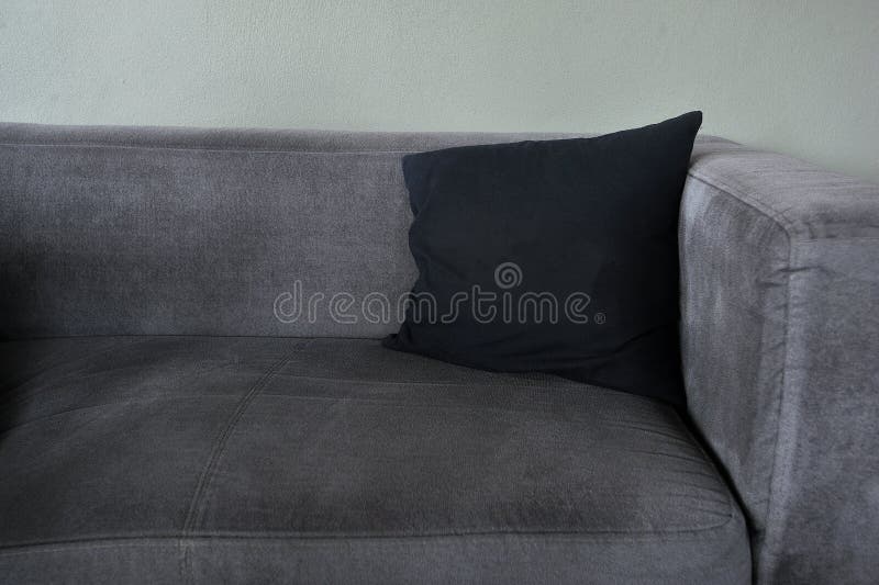 Relaxing seat in the corner of the room stock photography