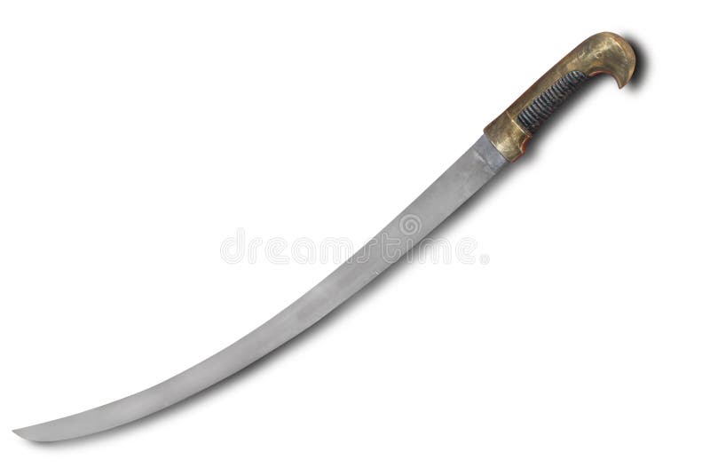 Russian cossack saber (sabre, cavalry sword). stock photos
