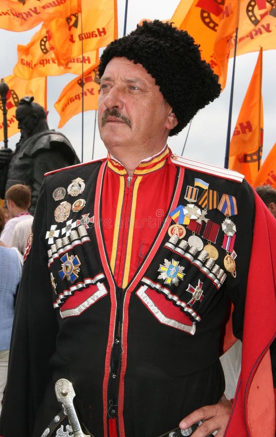 Ukrainian cossack general 3 royalty free stock photography
