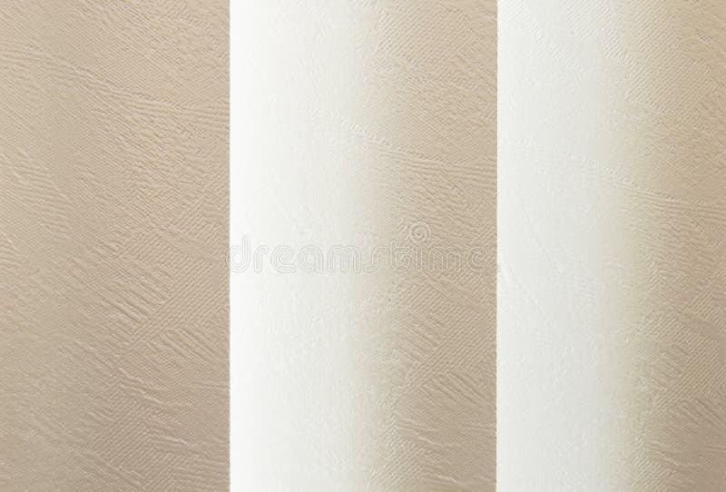 Vertical window blinds. With sun light stock image