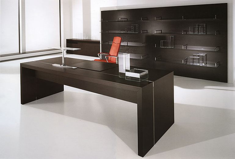 кабинет в современном стиле минимализма