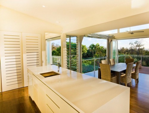 Dining area on the balcony