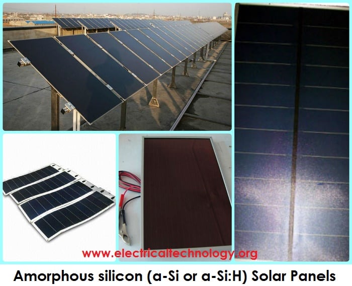 Amorphous silicon (a-Si or a-Si:H) Solar Cells and PV Modules