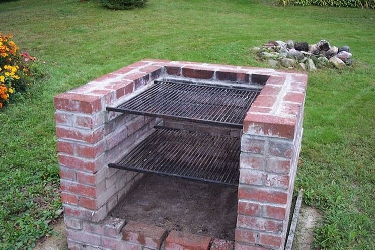 Un semplice ma efficace barbecue in muratura