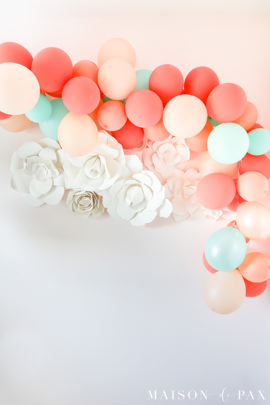 Balloon Garland Photo Backdrop- Maison de Pax