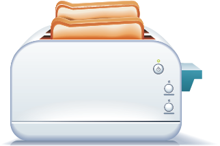 Illustration of a toaster